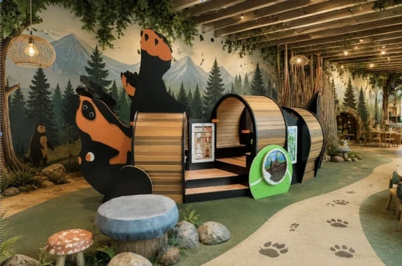 Colourful IKC play area